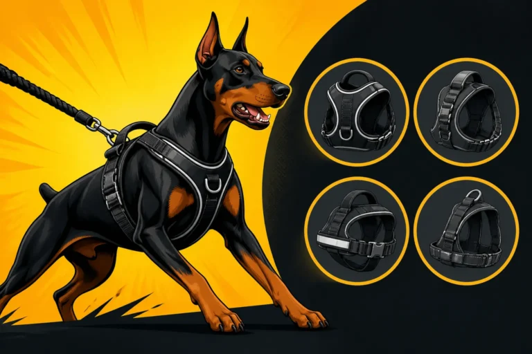 Harnesses That Hold a Strong Doberman