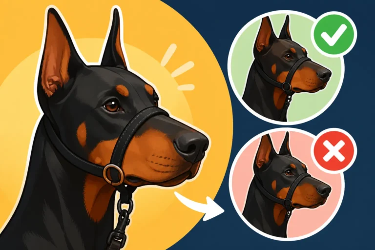 Whether a Doberman's Long Nose Fits a Head Halter