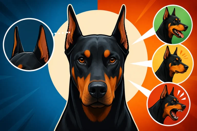 What Cropped Ears Hide About a Doberman's Mood