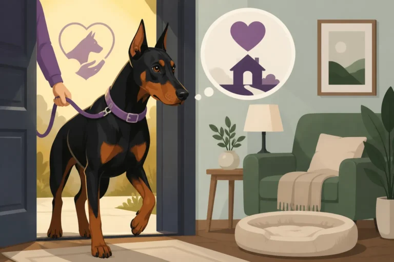 Bringing a Rescue Doberman Into a Quiet House