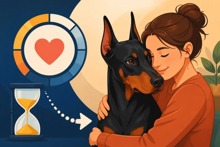 How Long a Rehomed Doberman Takes to Attach
