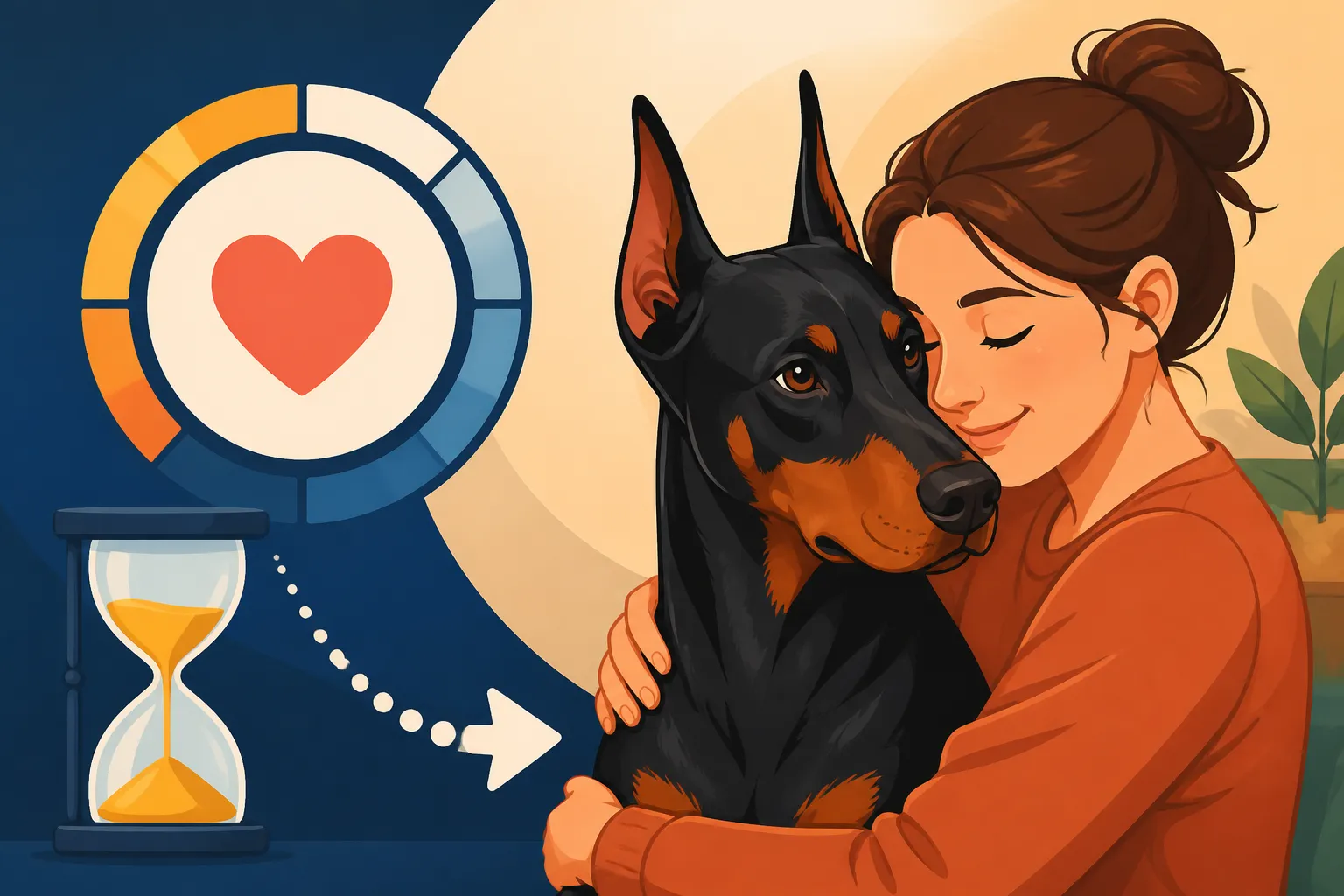 How Long a Rehomed Doberman Takes to Attach