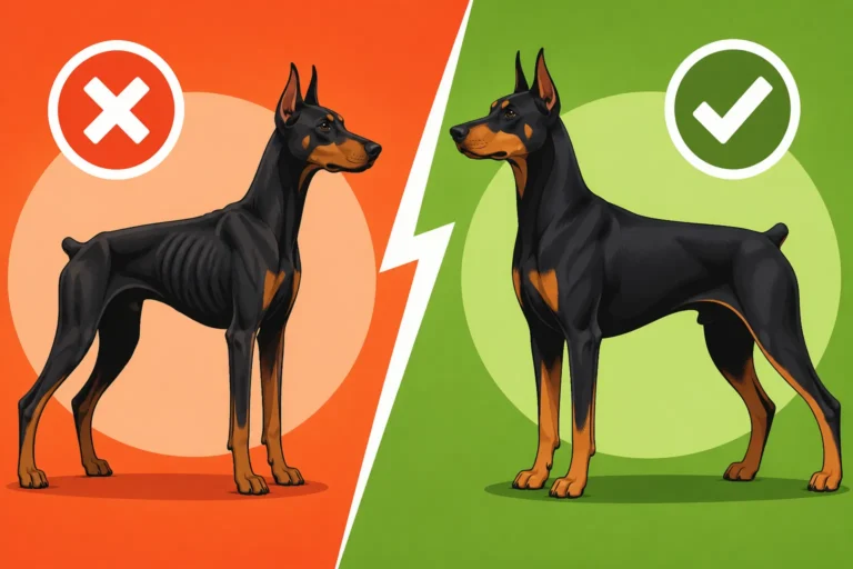 Whether a Doberman Is Meant to Look Thin