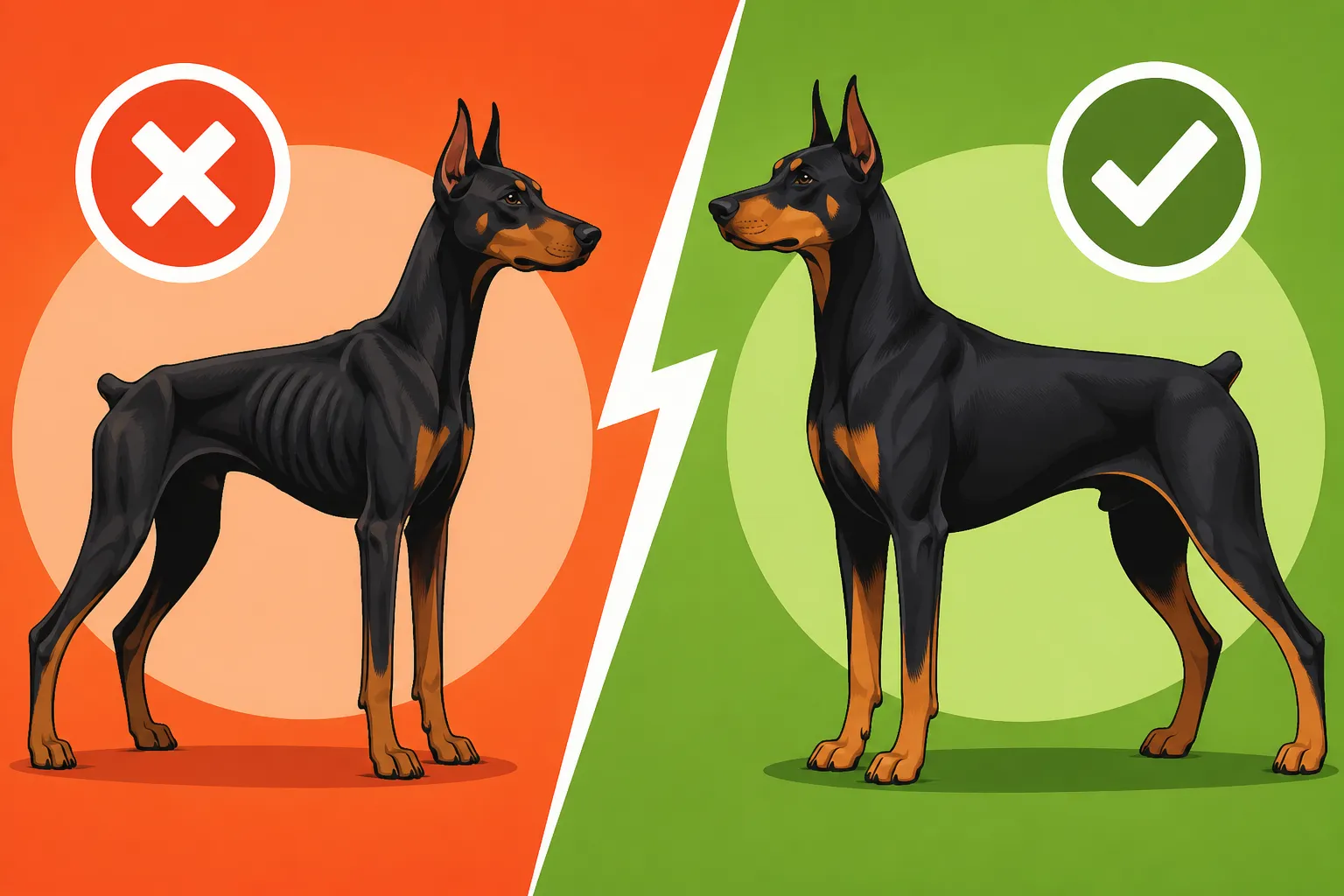 Whether a Doberman Is Meant to Look Thin