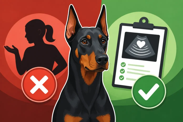 Whether a Doberman Breeder Should Show Echo Results