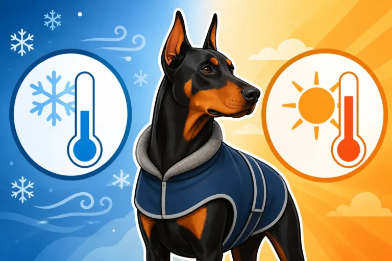 The Temperature a Doberman Needs a Coat