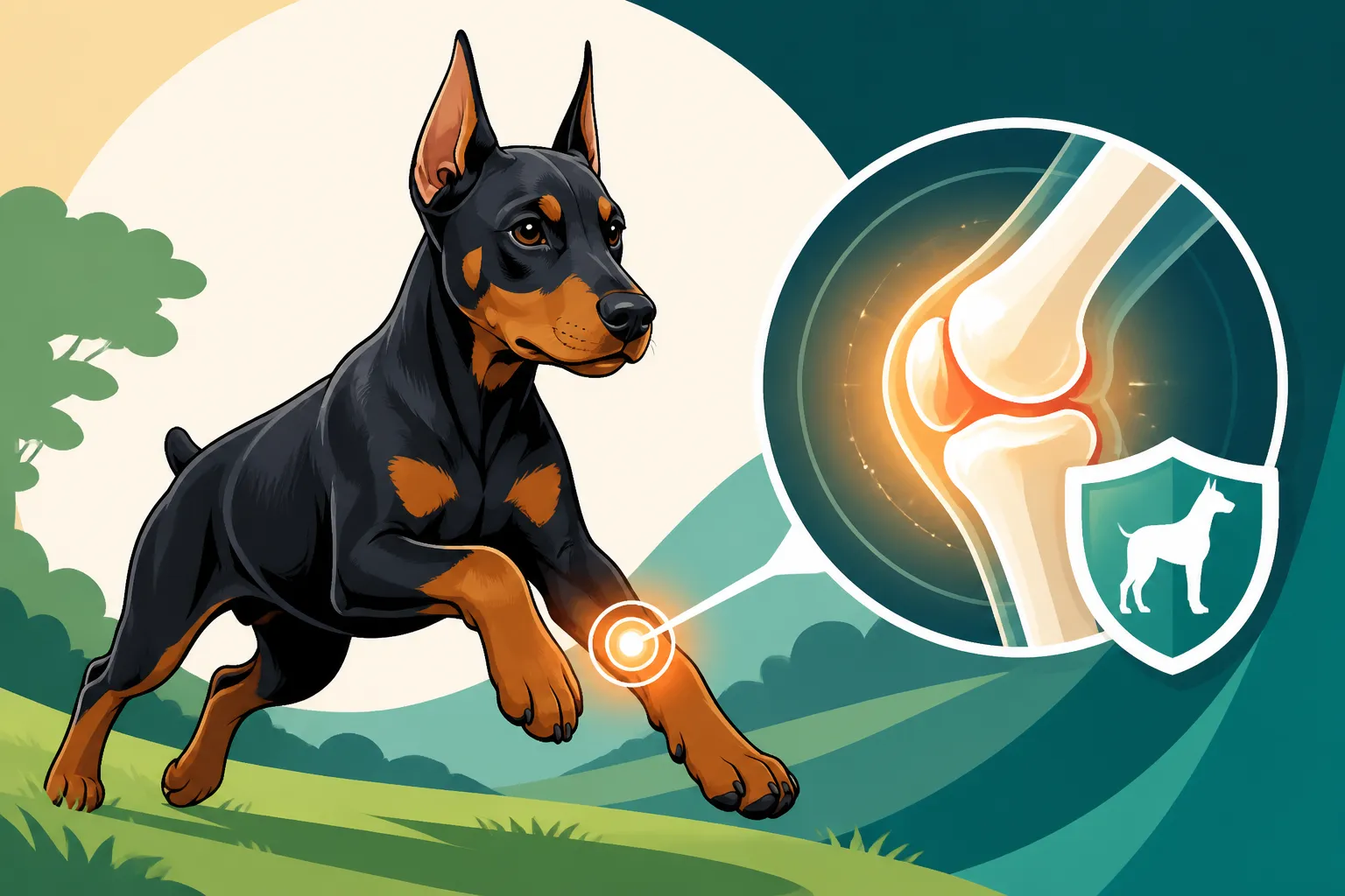 Protecting a Growing Doberman's Joints