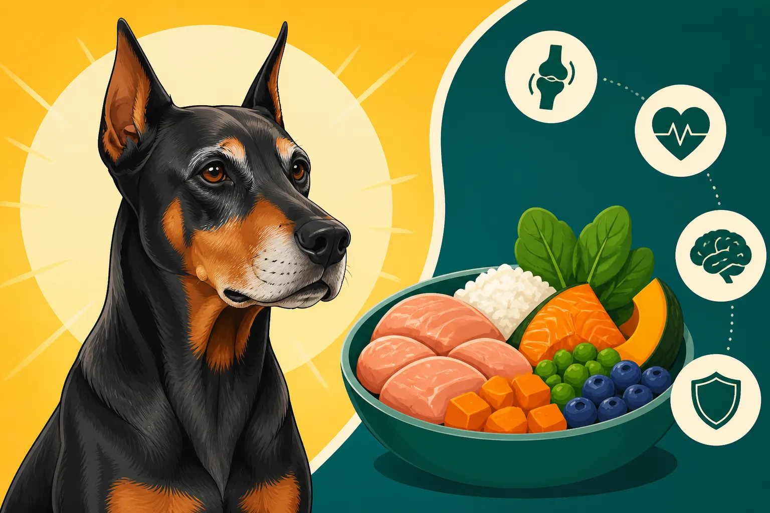 What an Old Doberman Should Eat Differently