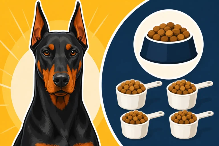 How Many Cups an Adult Doberman Eats