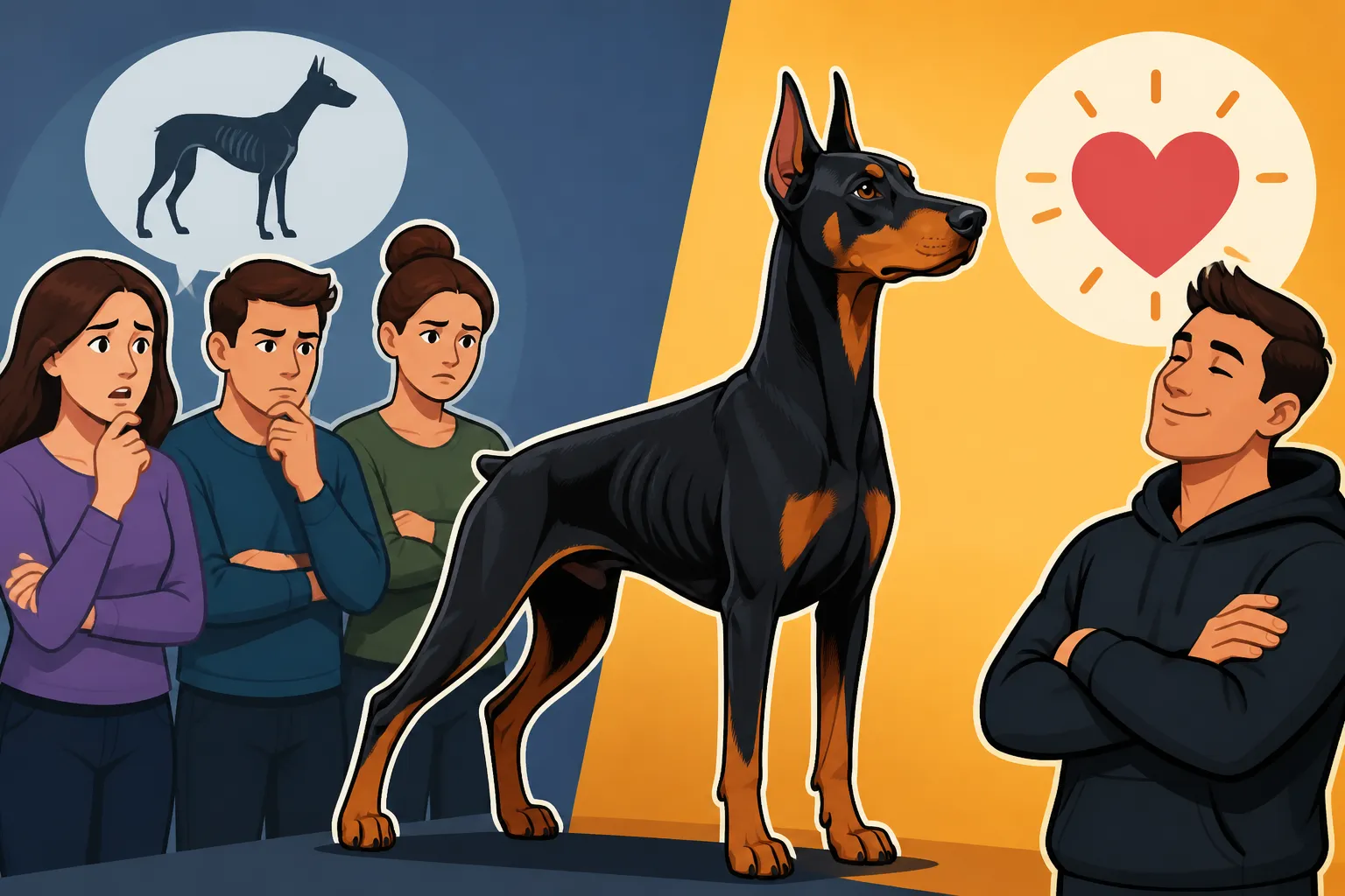 Whether Strangers Think Your Doberman Is Starved