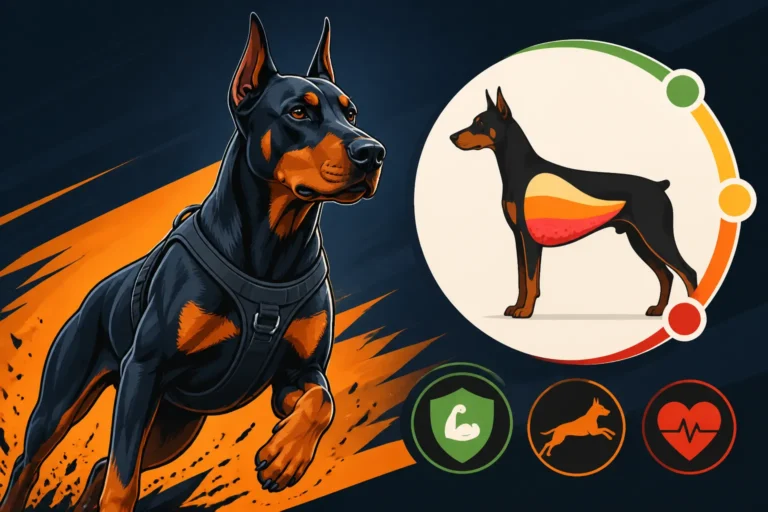 Fat Levels for a Doberman in Sport Training