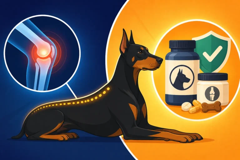 Whether Joint Supplements Help a Long-Backed Doberman
