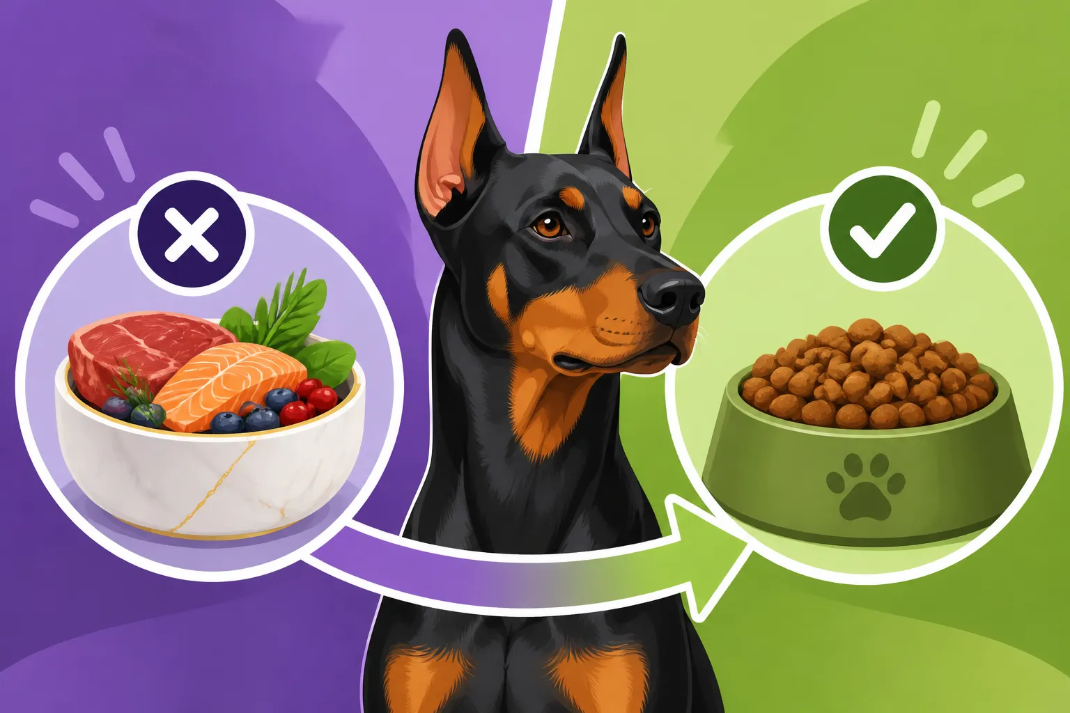 Switching a Doberman Off a Boutique Diet