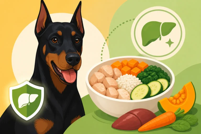 Home Cooking for a Doberman With Liver Disease