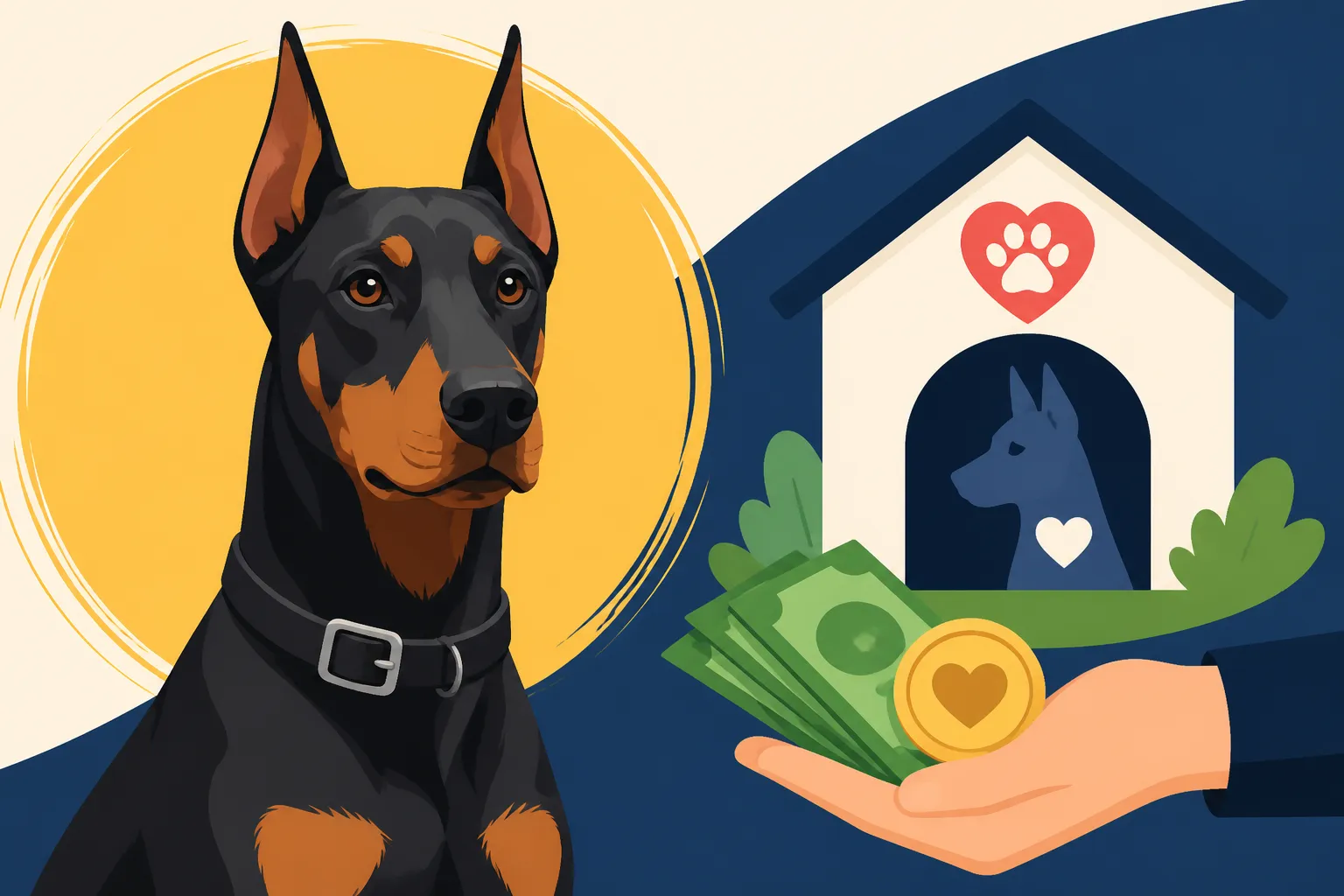 What Doberman Rescue Charges for an Adult