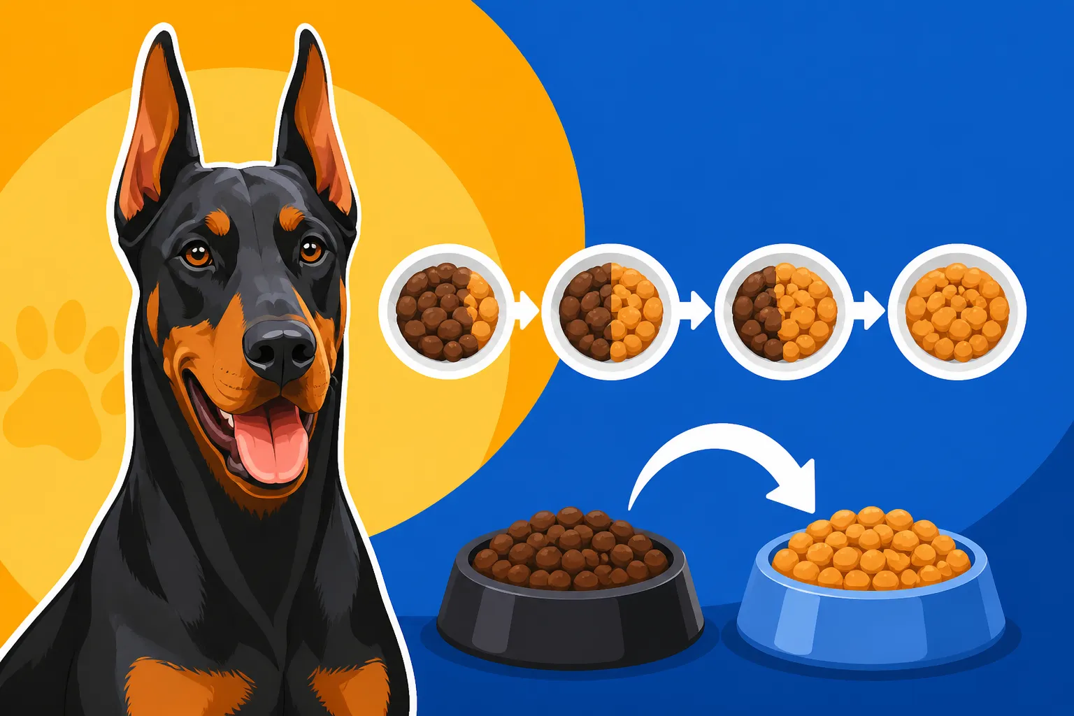Changing a Doberman's Food Slowly