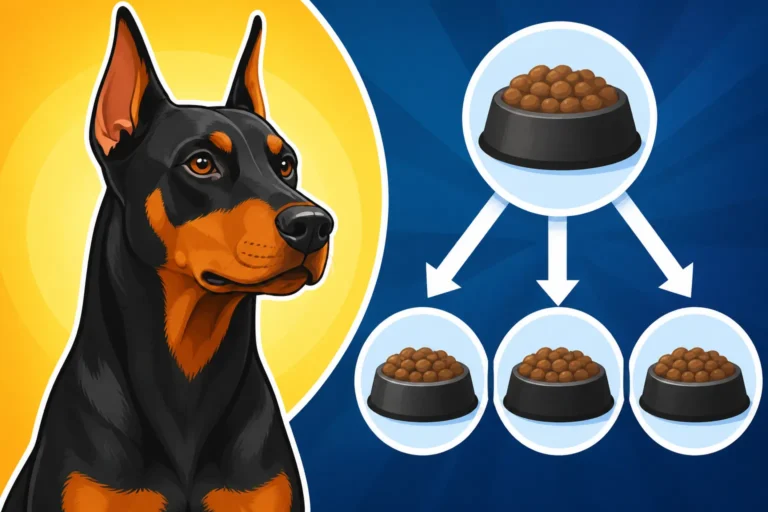Splitting a Doberman's Ration Into Three