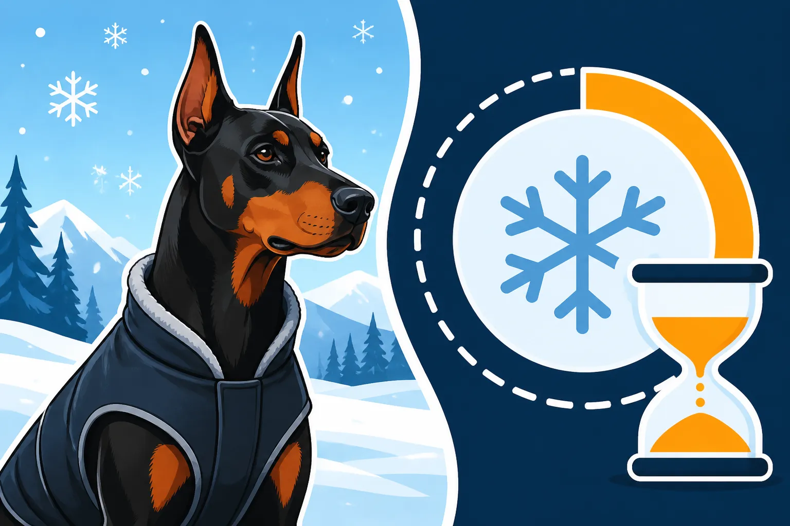 How Long a Doberman Can Be Out at Thirty-Five Degrees
