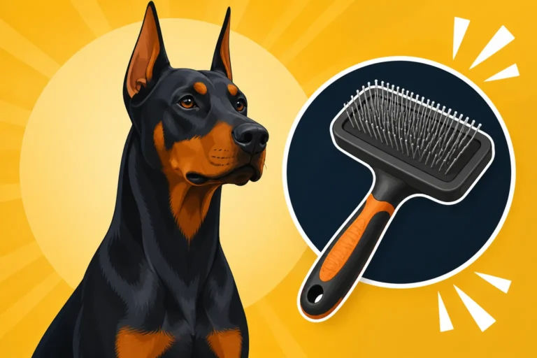 The One Brush a Doberman Coat Needs