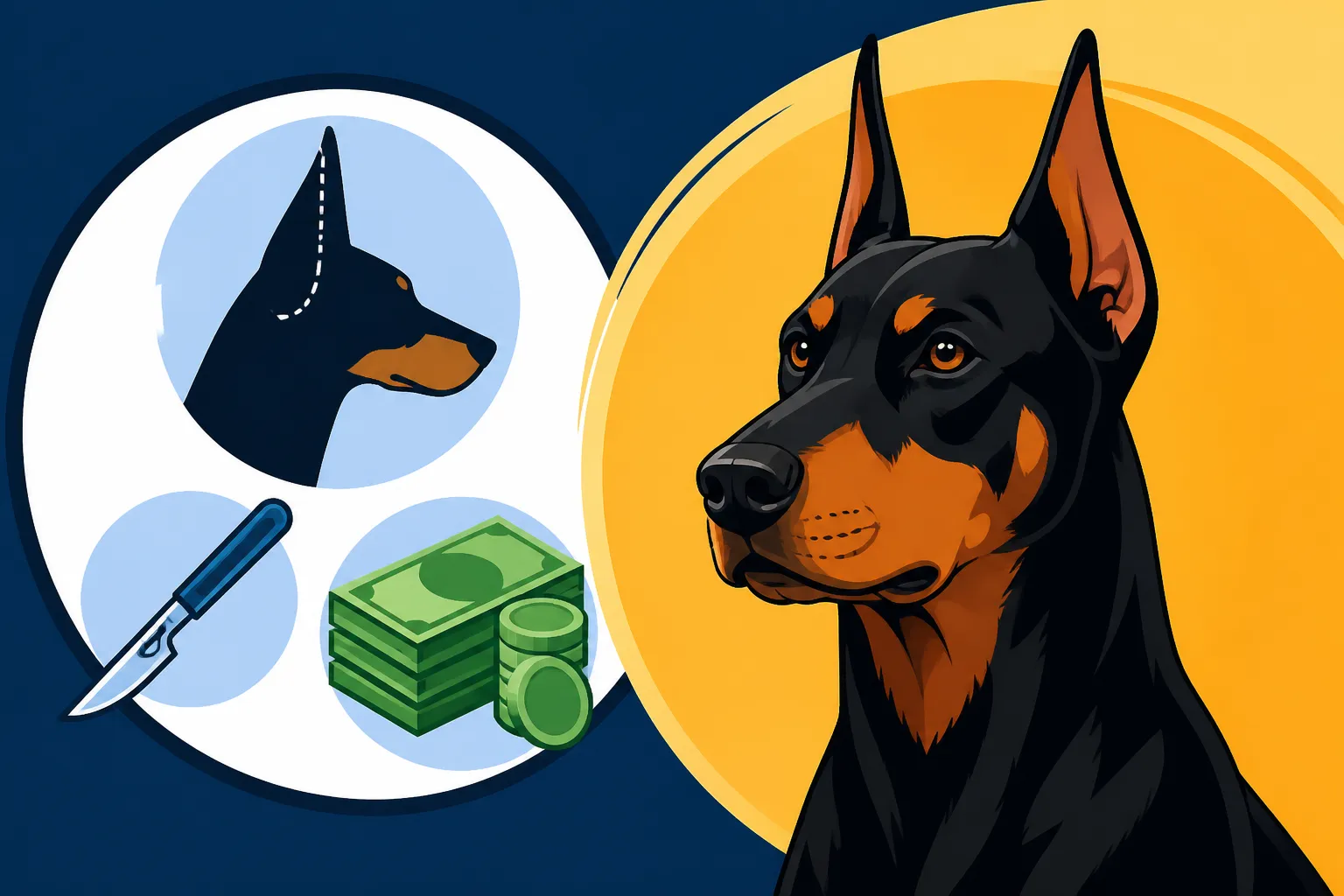 The Average Price of a Doberman Ear Crop