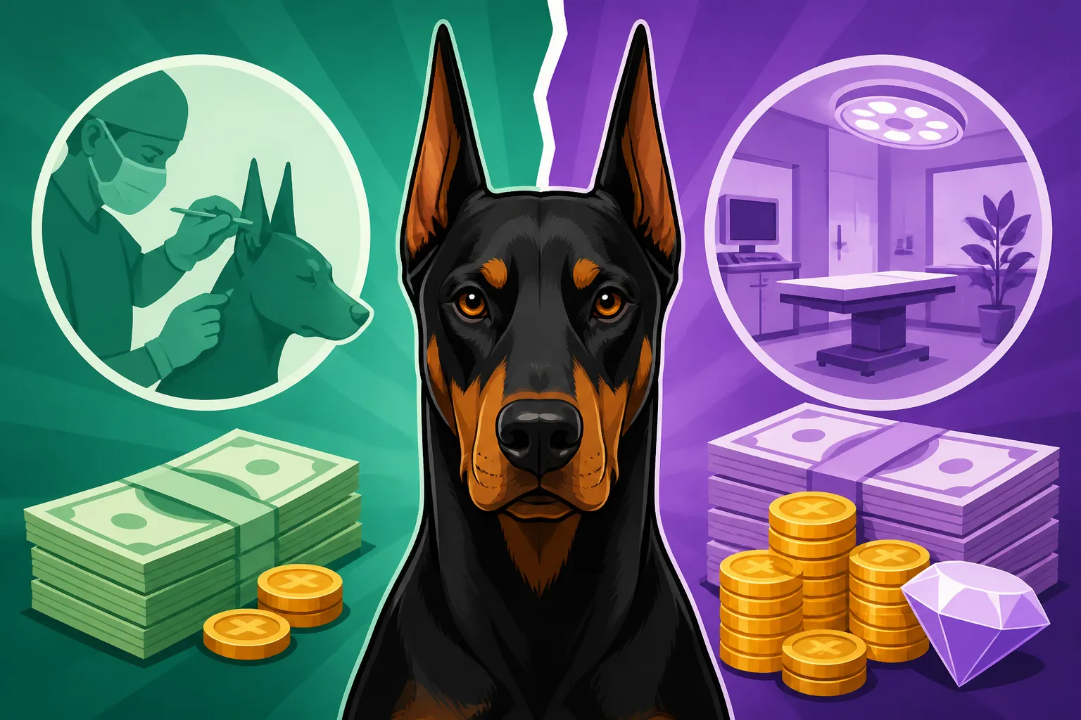 Why Doberman Cropping Prices Vary So Widely