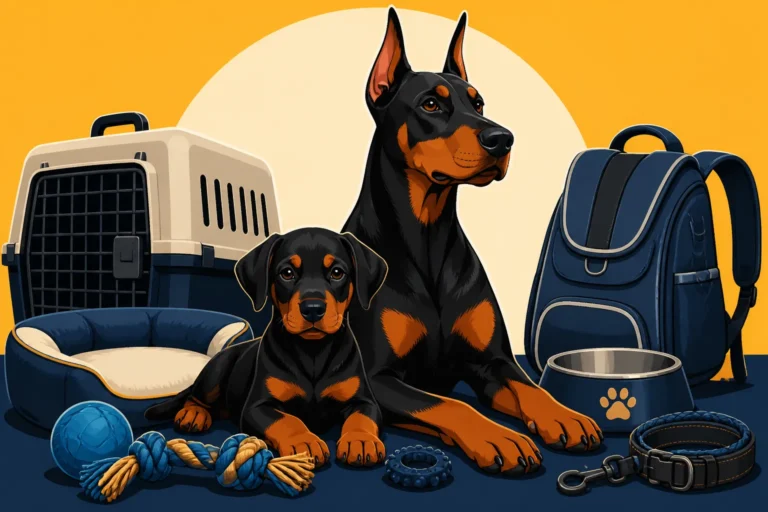 Kitting Out for a Doberman Puppy That Will Hit Eighty