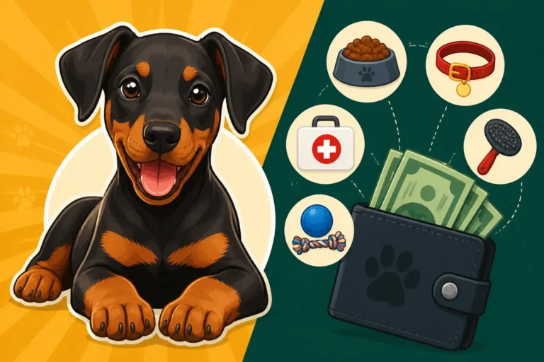 Year One With a Doberman Puppy Priced Out