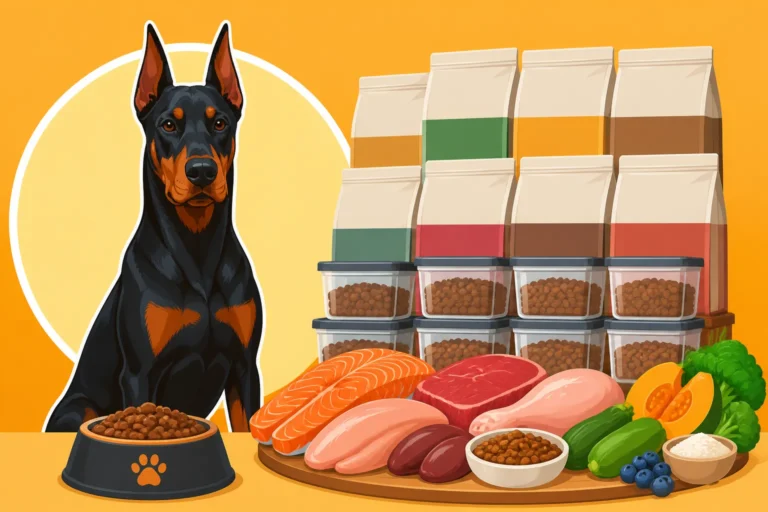 A Month of Food for an Eighty-Pound Doberman
