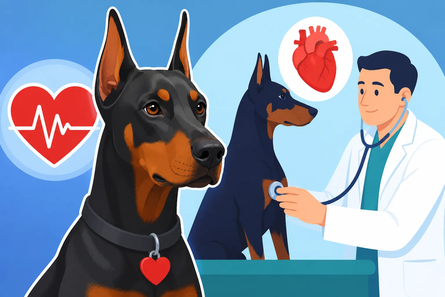 What a Doberman Sees a Cardiologist For