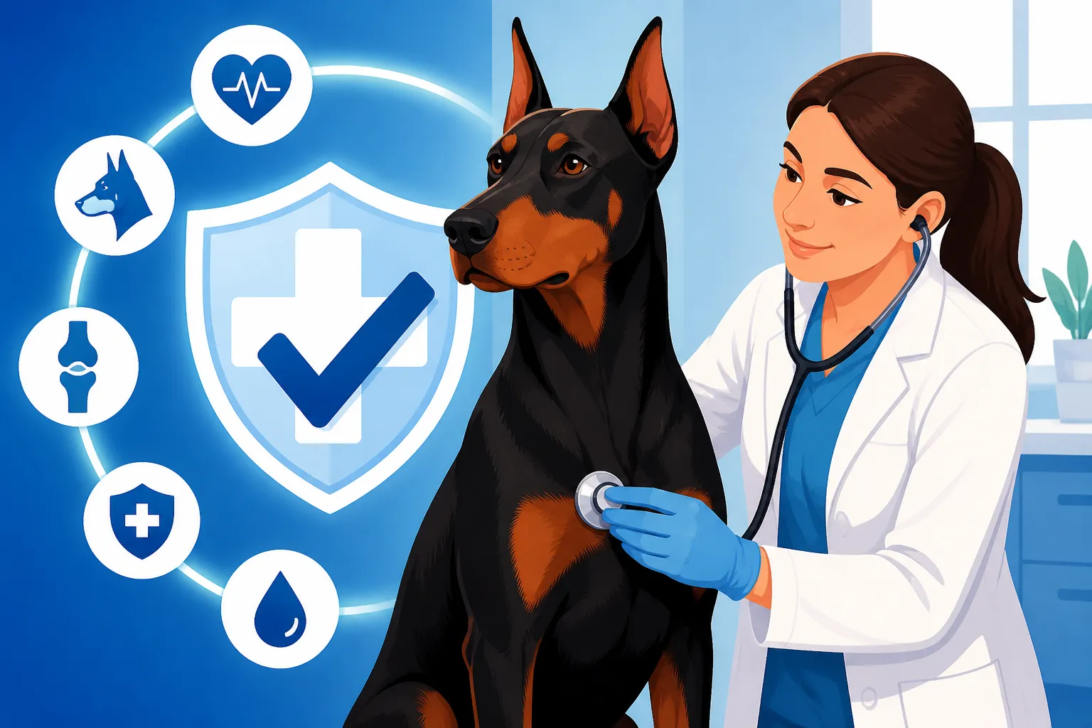 The Yearly Checkup a Doberman Still Needs