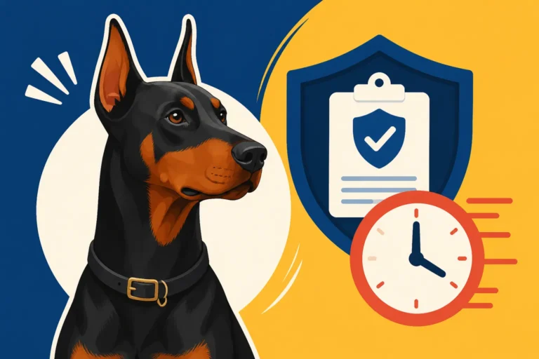 Why a Doberman Insured at Four Is Late