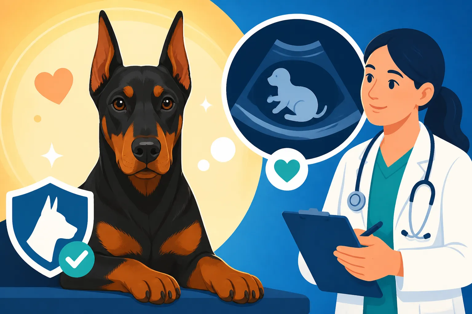 Enrolling a Doberman Before Its First Echo