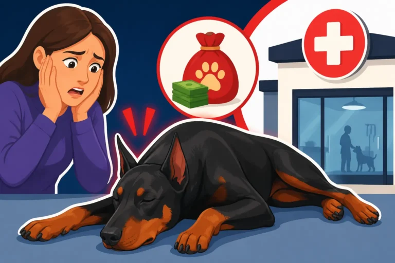 Emergency Vet Fees for a Collapsing Doberman