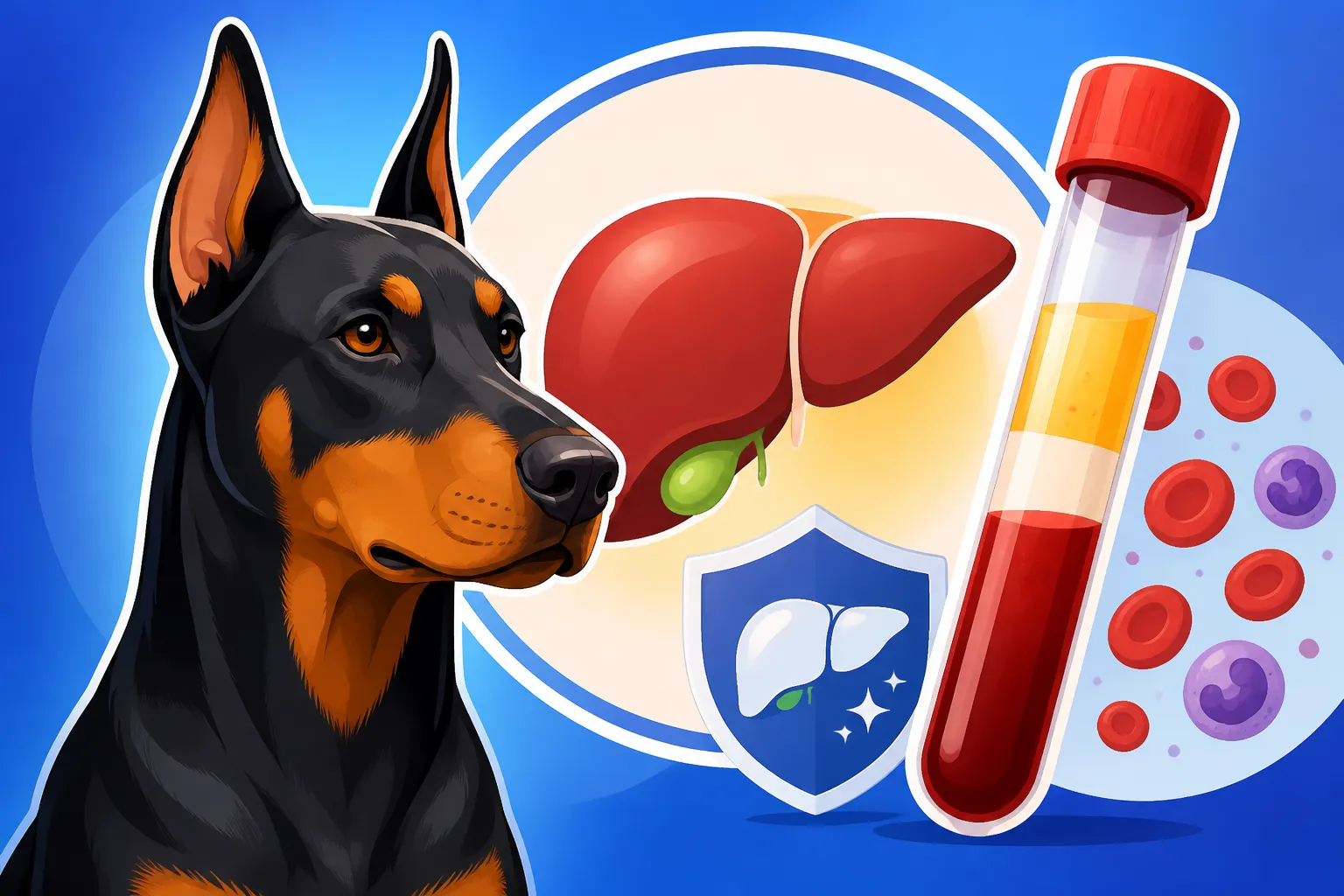 Monitoring Bloodwork for a Doberman Liver