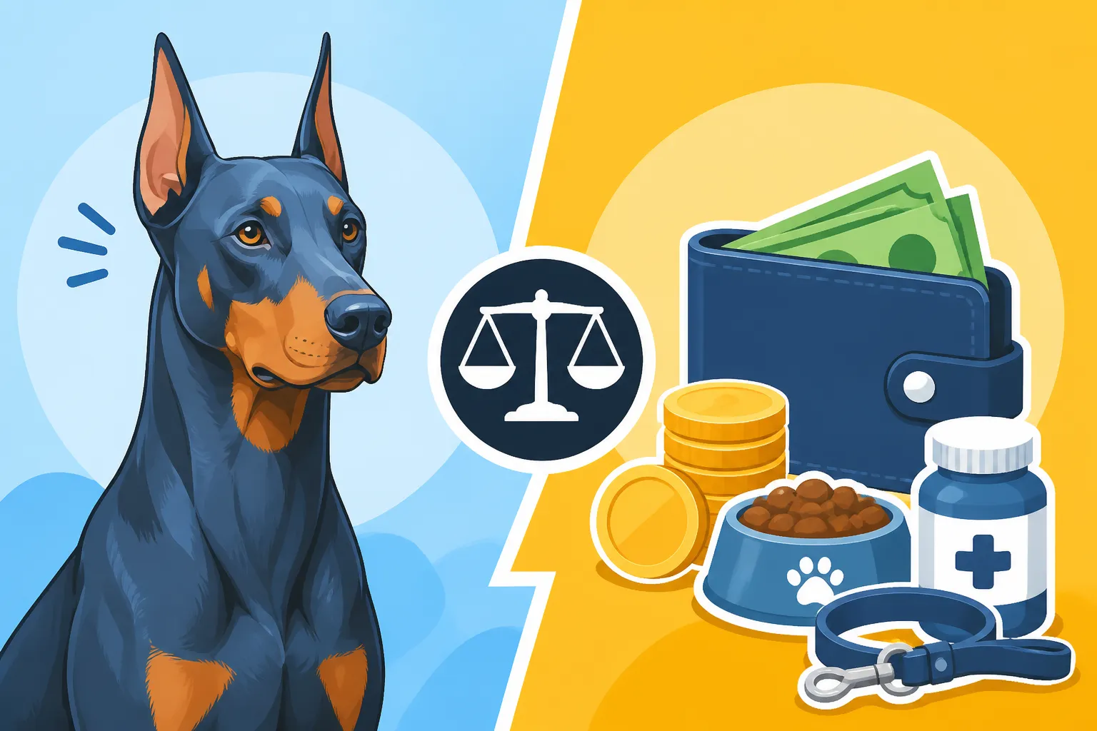 Whether a Blue Doberman Costs More to Keep