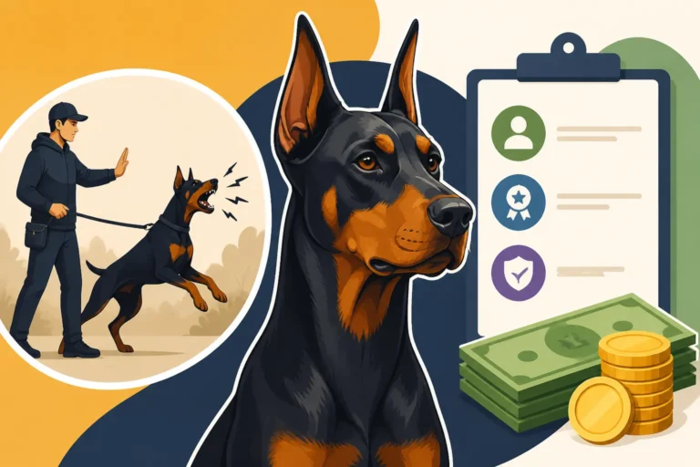 Trainer Rates for a Reactive Doberman