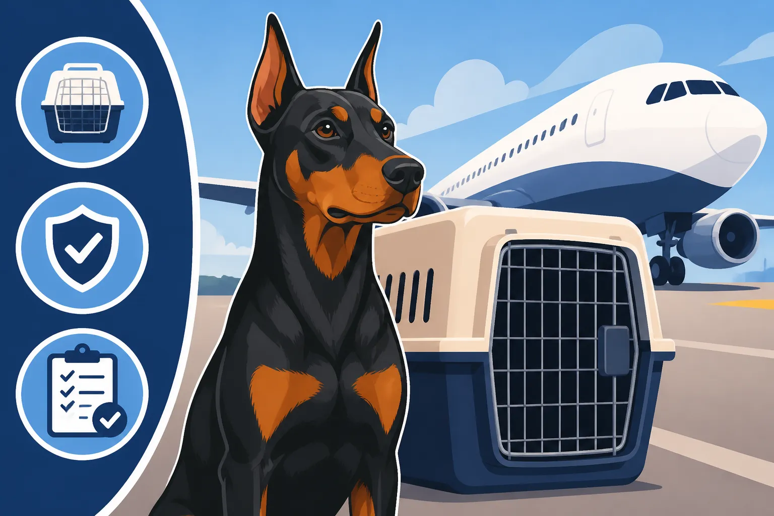 Airline Rules for Shipping a Doberman