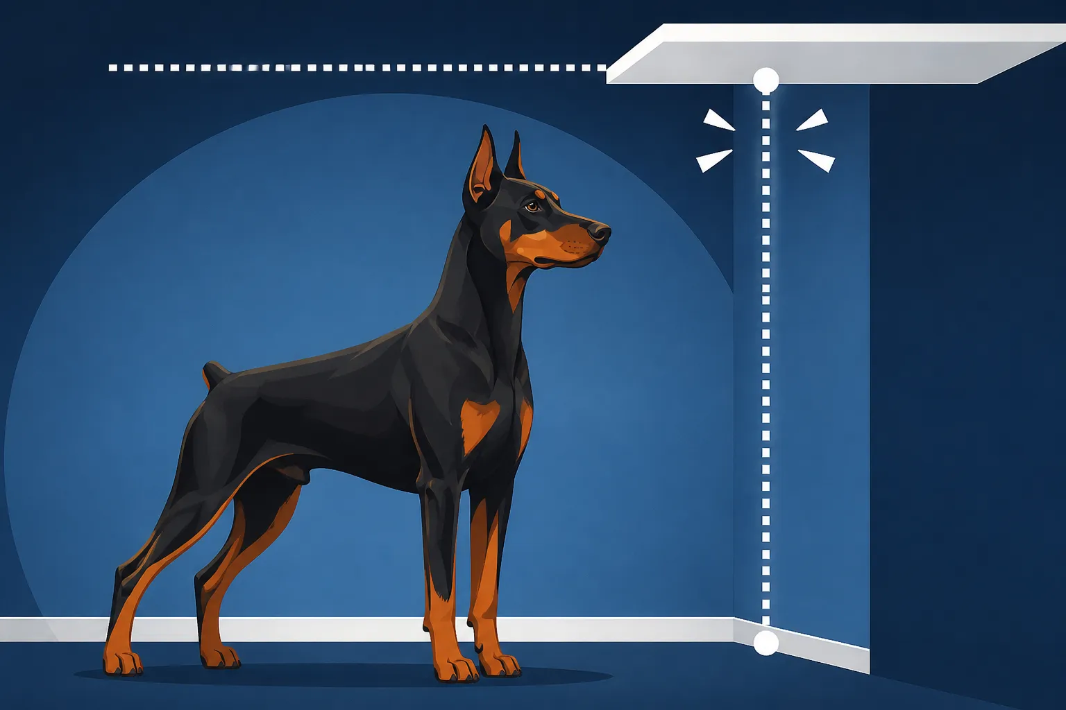 The Twenty-Eight Inch Ceiling on a Doberman Male