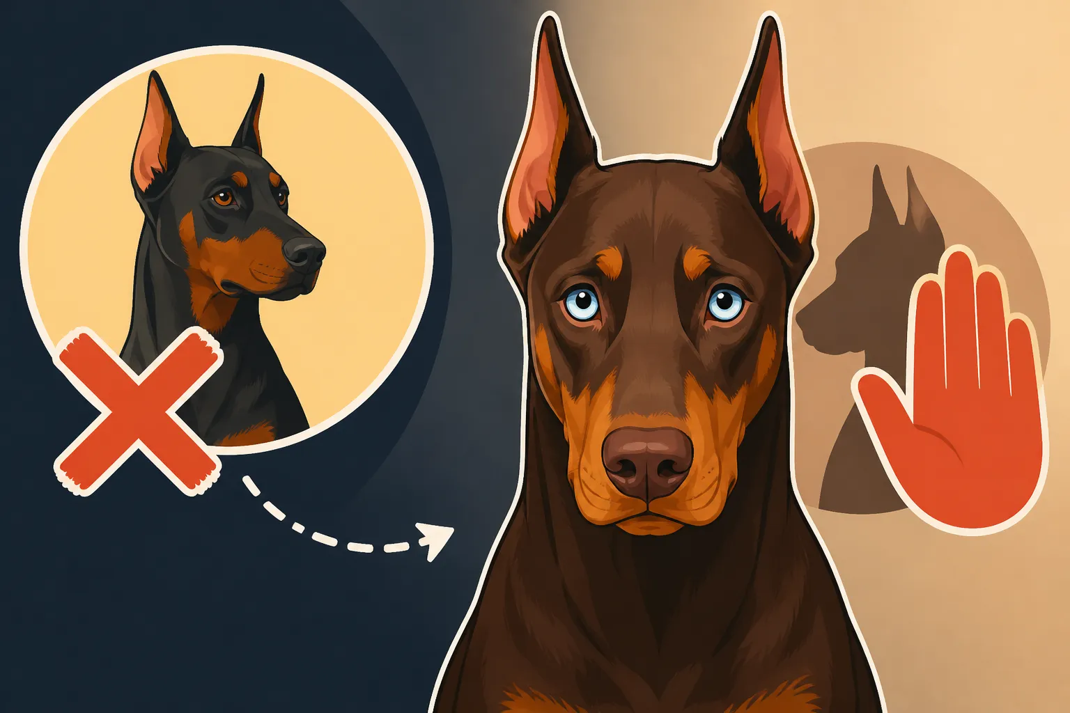 Why a Light-Eyed Doberman Is Marked Down