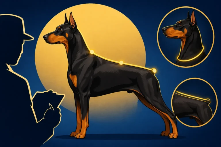 The Doberman Neck and Topline Judges Want