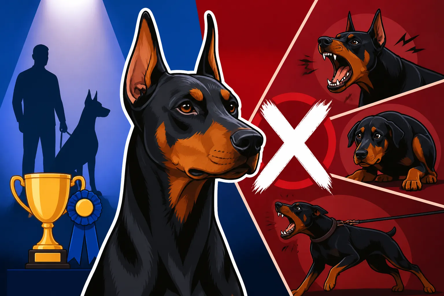 The Doberman Traits That End a Show Career