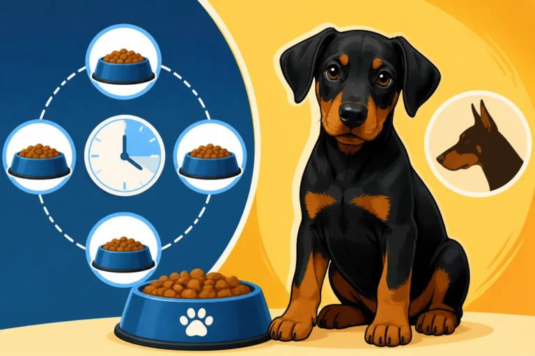 How Often to Feed a Doberman Under Six Months