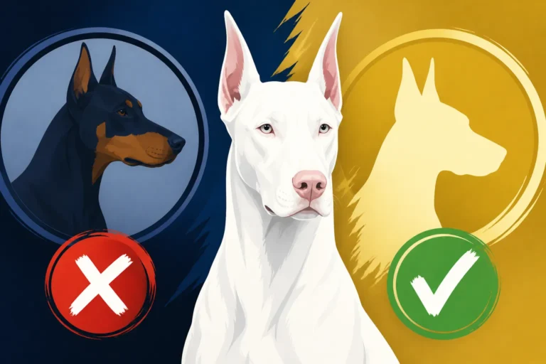 Whether a White Doberman Is Rare or Just Wrong