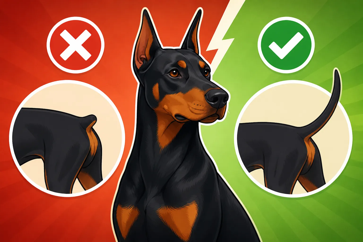 Whether Doberman Tail Docking Is Still Standard