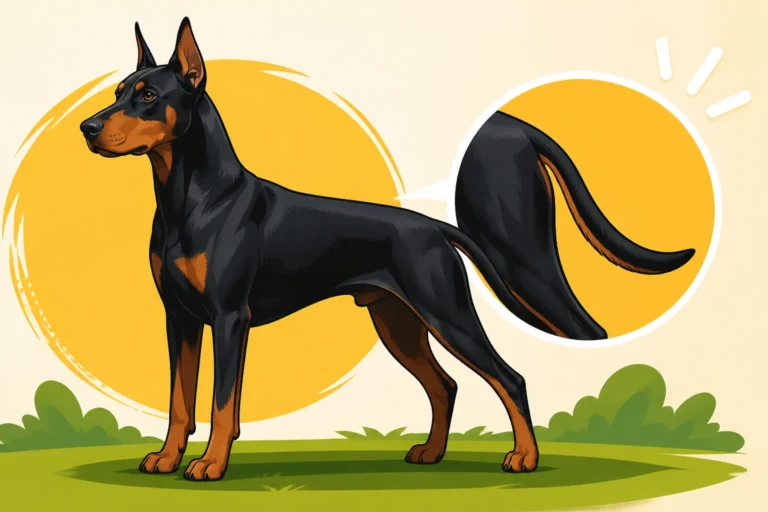 What a Full Doberman Tail Looks Like
