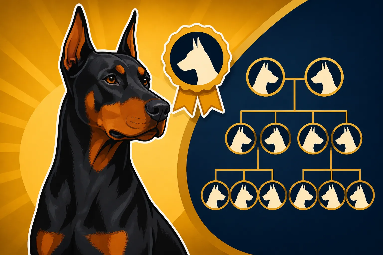 What Working Titles Mean on a Doberman Pedigree