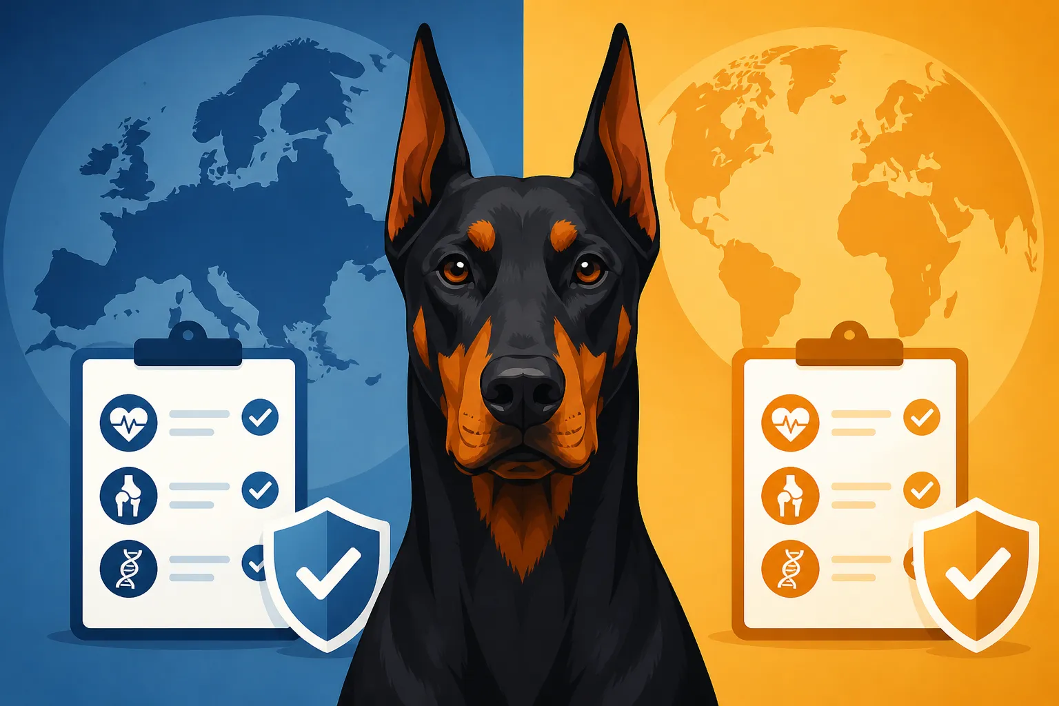 Whether European Doberman Health Testing Differs