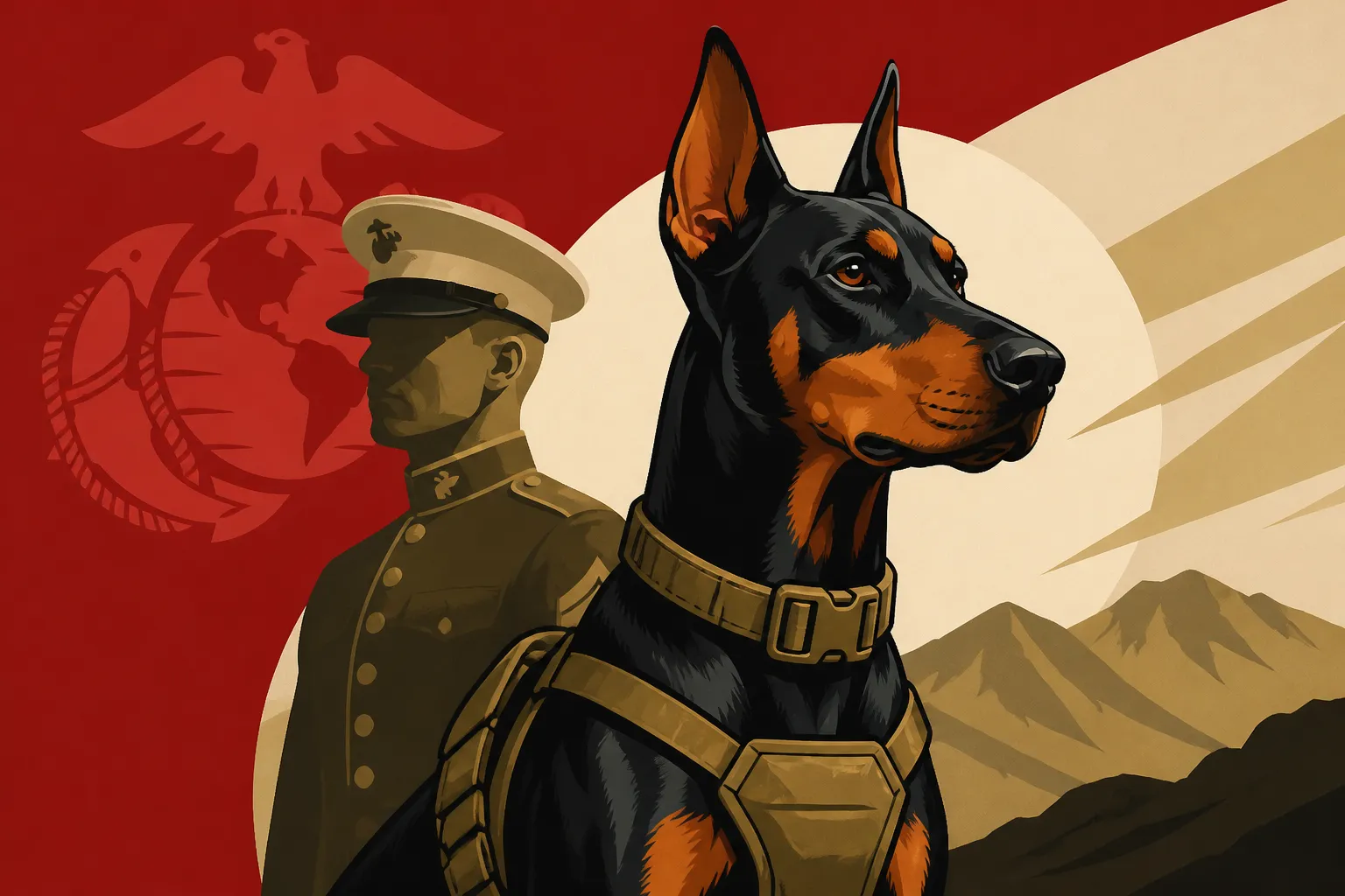Why the Marine Corps Chose Dobermans