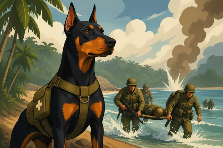 The Doberman That Saved Marines in the Pacific