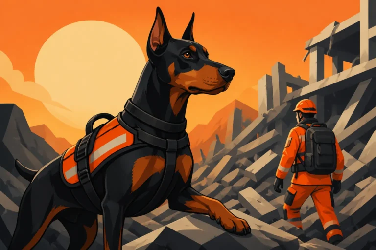 Dobermans in Search and Rescue